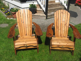 Cedar Wash-Finished Chairs