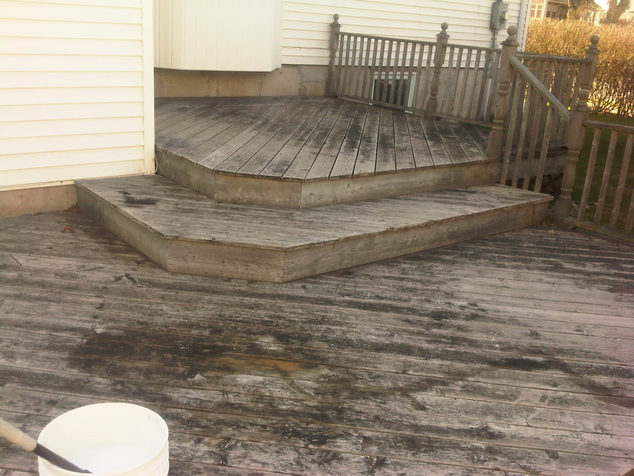 Deck Wash - Before